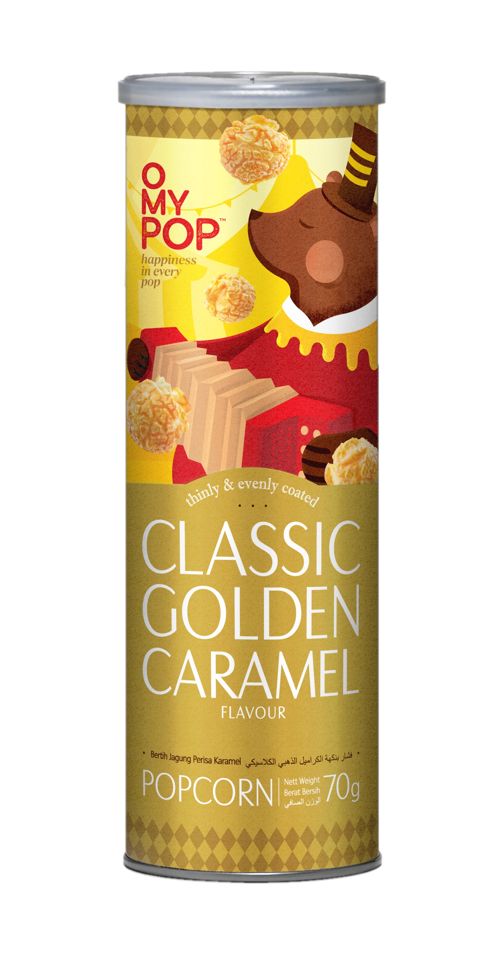 OMYPOP Classic Golden Caramel Popcorn